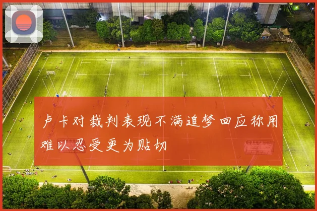 卢卡对裁判表现不满追梦回应称用难以忍受更为贴切