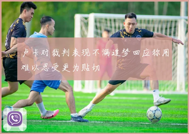 卢卡对裁判表现不满追梦回应称用难以忍受更为贴切