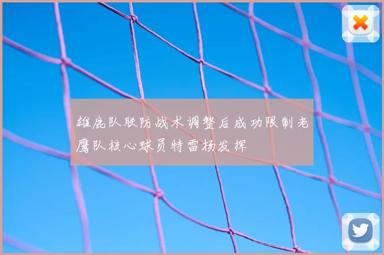 雄鹿队联防战术调整后成功限制老鹰队核心球员特雷杨发挥