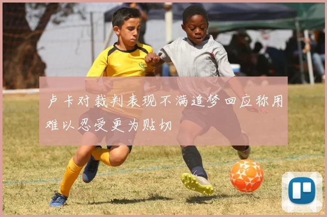卢卡对裁判表现不满追梦回应称用难以忍受更为贴切