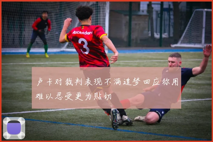 卢卡对裁判表现不满追梦回应称用难以忍受更为贴切